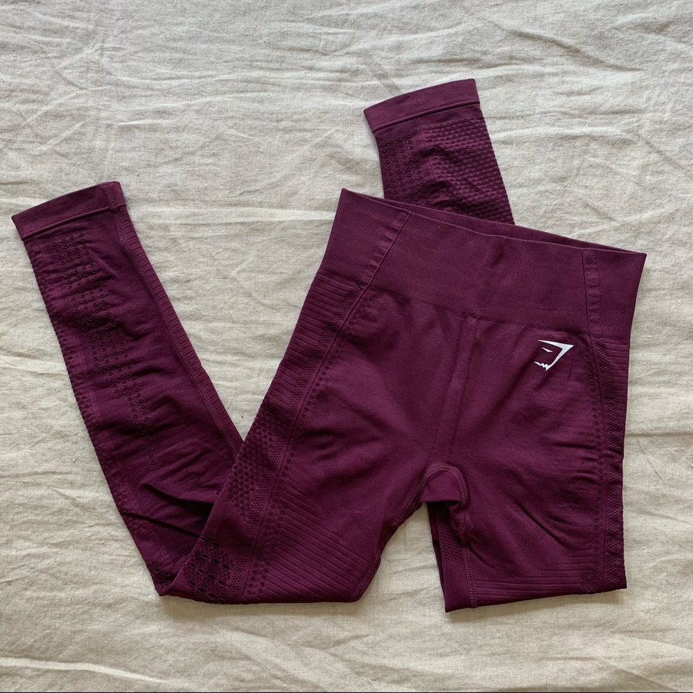 Gymshark Flawless Knit Ruby Tights